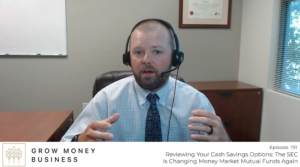 cash savings options and money market mutual funds
